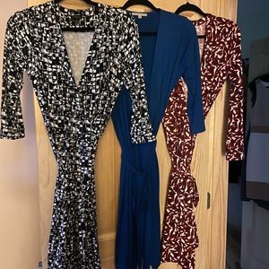 Bundle wrap dresses